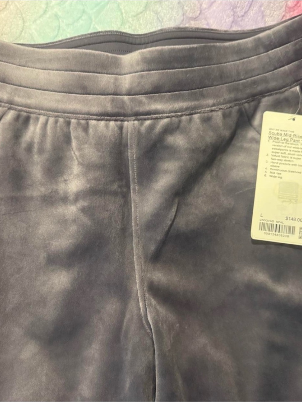 lululemon athletica Scuba Wide-Leg Joggers in Slate Purple